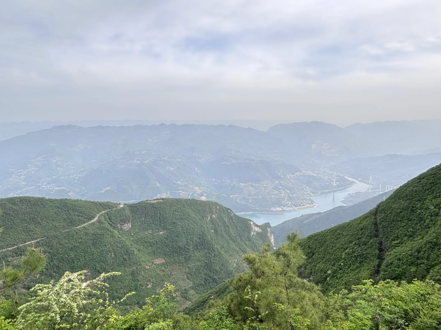长江三峡重庆奉节白帝城瞿塘峡