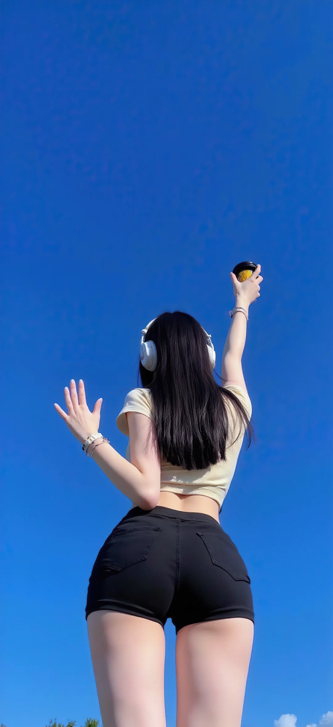 壁纸分享｜与蓝天一起拍照！