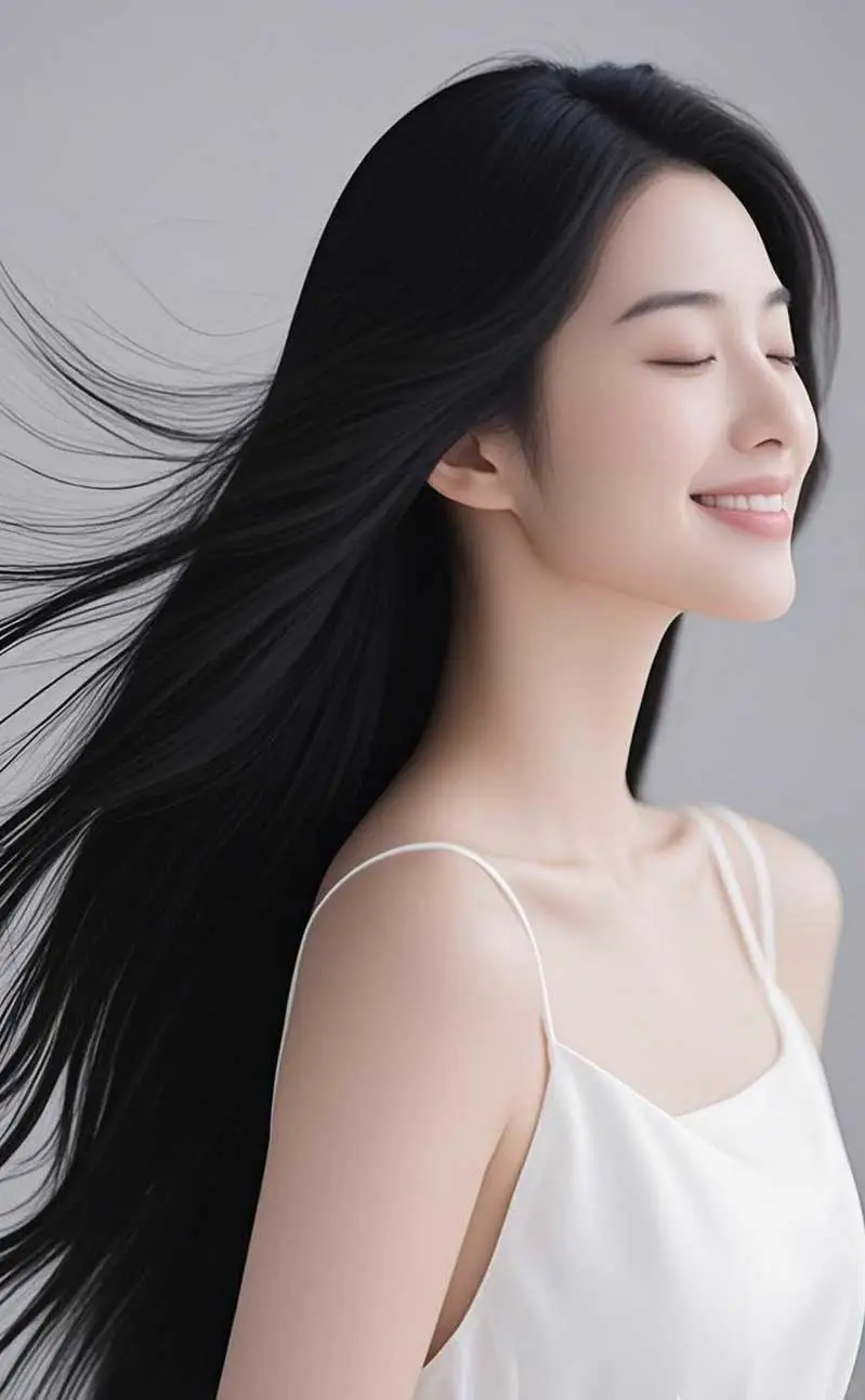 高清秀发女模特素材【AI素材第5篇】