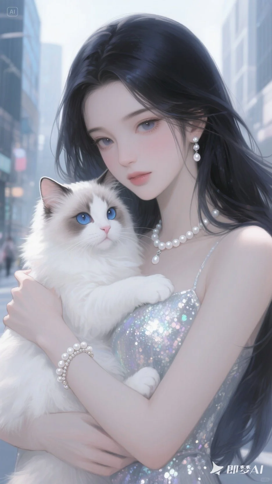 Ai绘画｜姐姐的猫