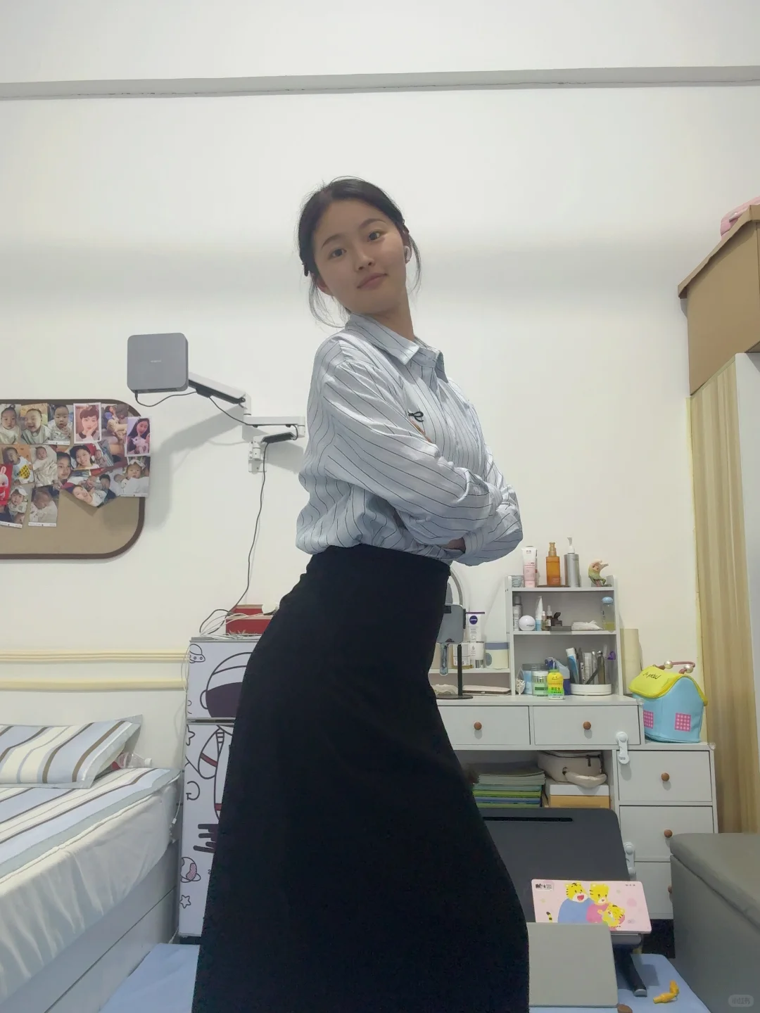 今天穿正经了！💁🏻‍♀️