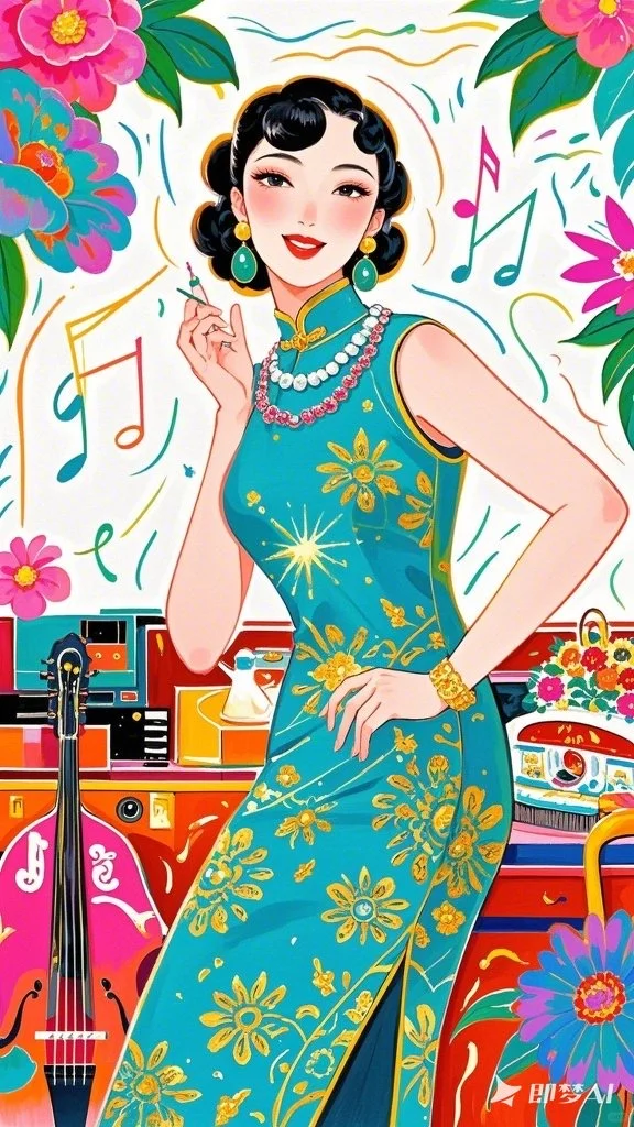 💃复古摩登女郎，这旗袍穿搭绝了！