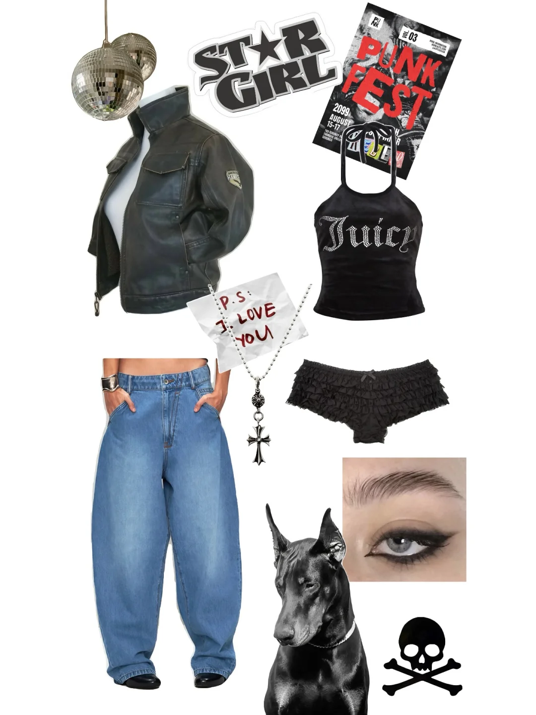 Coachella Outfit｜科切拉暗黑街头风穿搭🩶