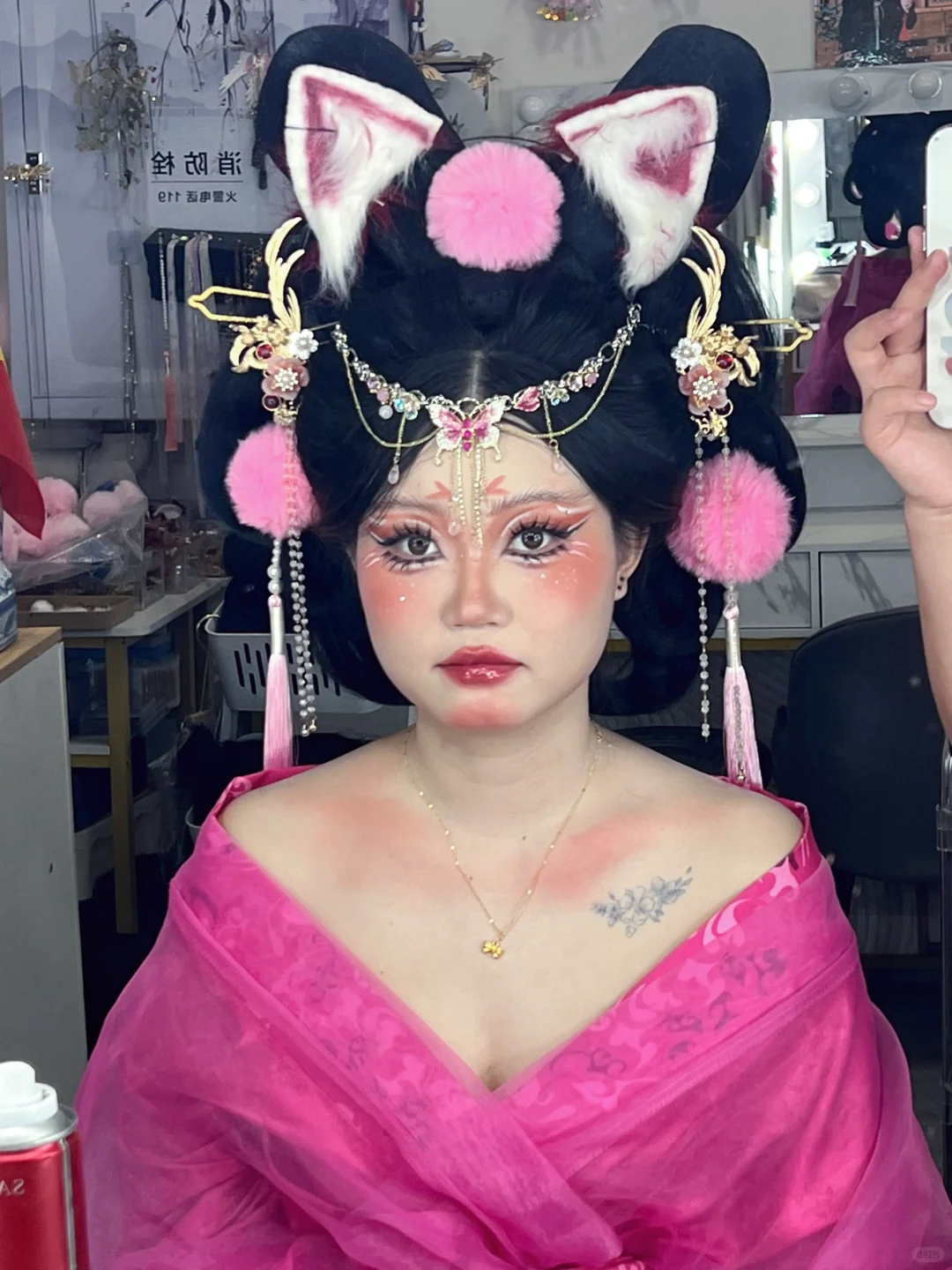 千万别点进来❗️原相机冬季妲己汉服妆‼️