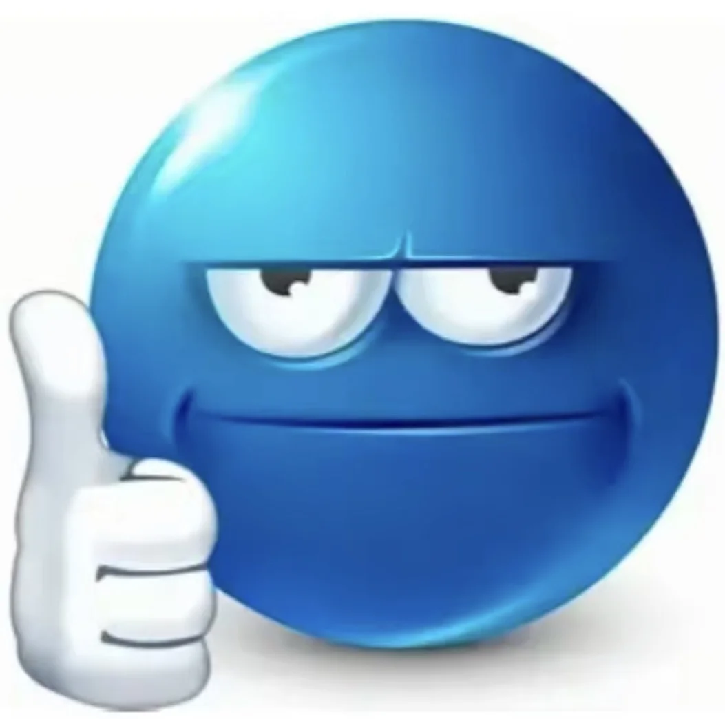 蓝脸emoji猎奇表情包 抽象文案