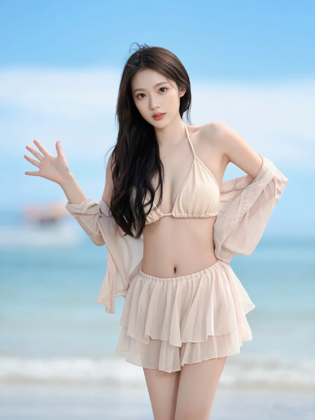 被这海滩和泳衣美到了🌴
