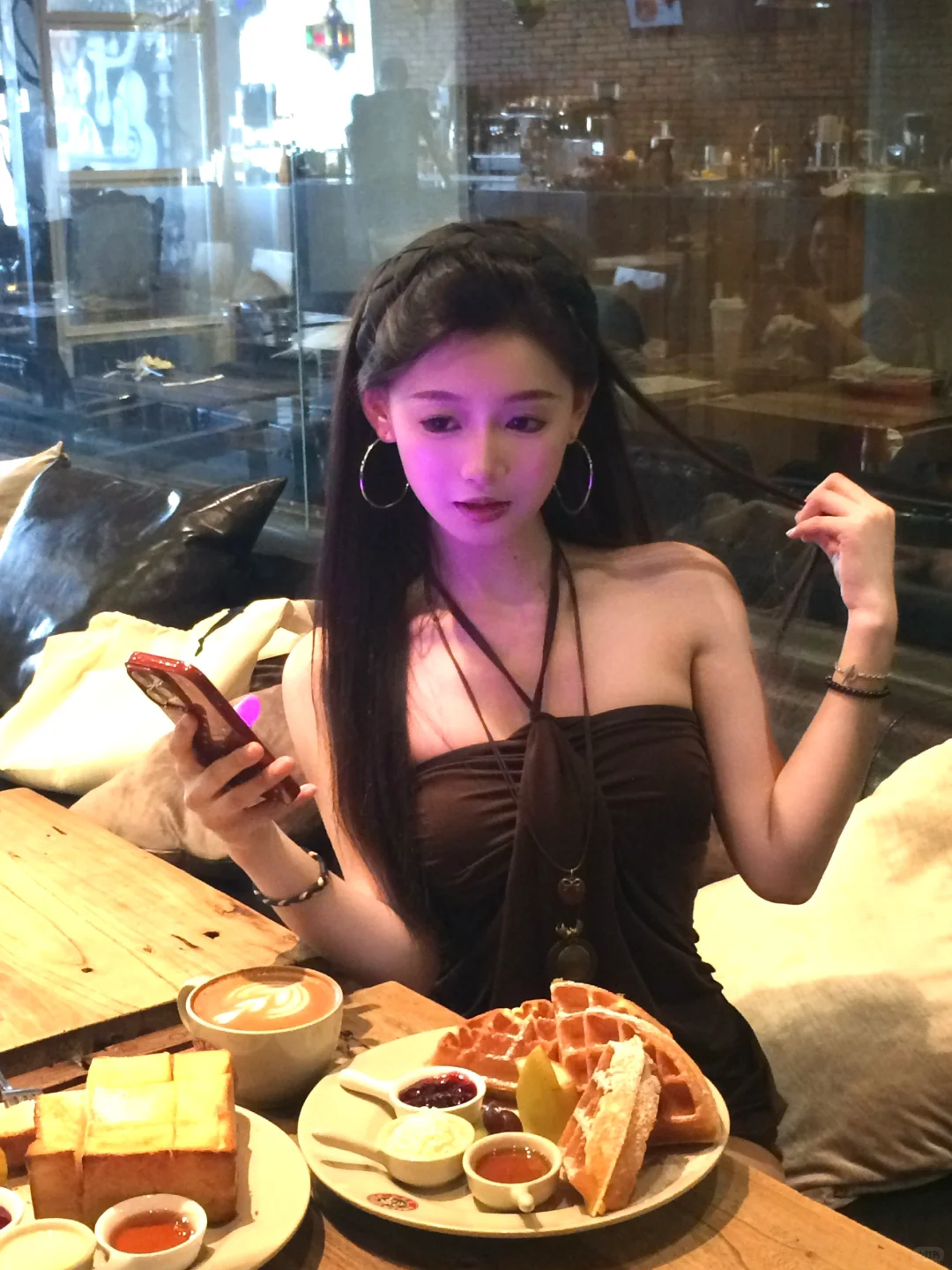 辣妹挂脖上衣才三十 泰美式复古辣❗️