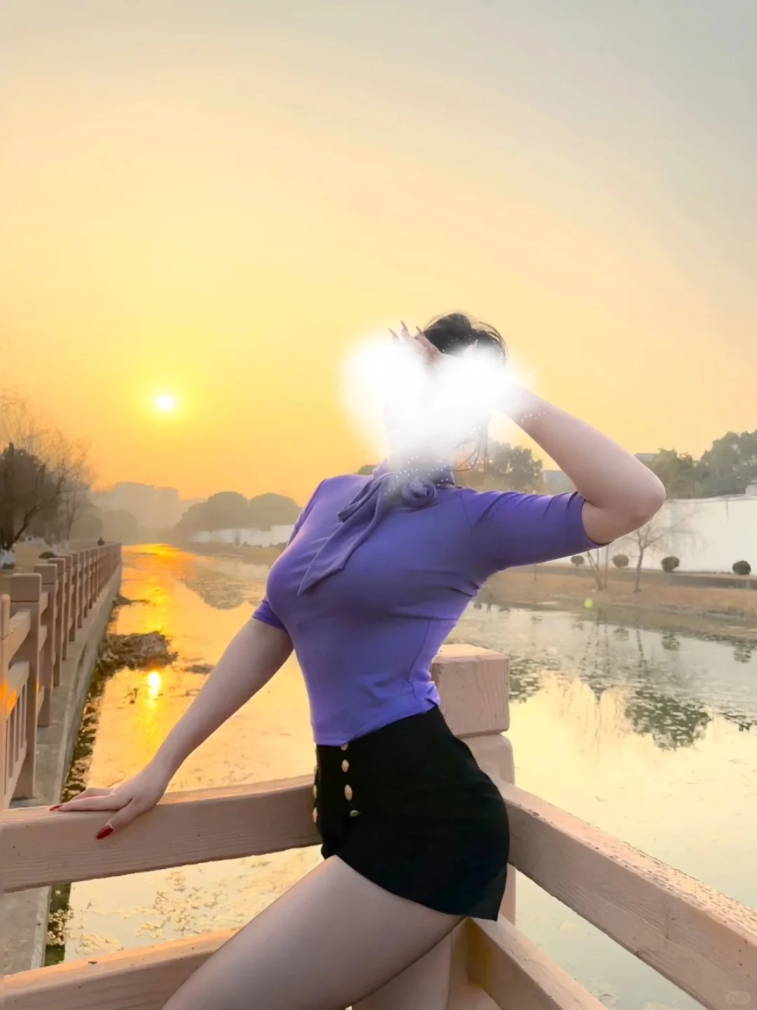 夕阳美还是我美