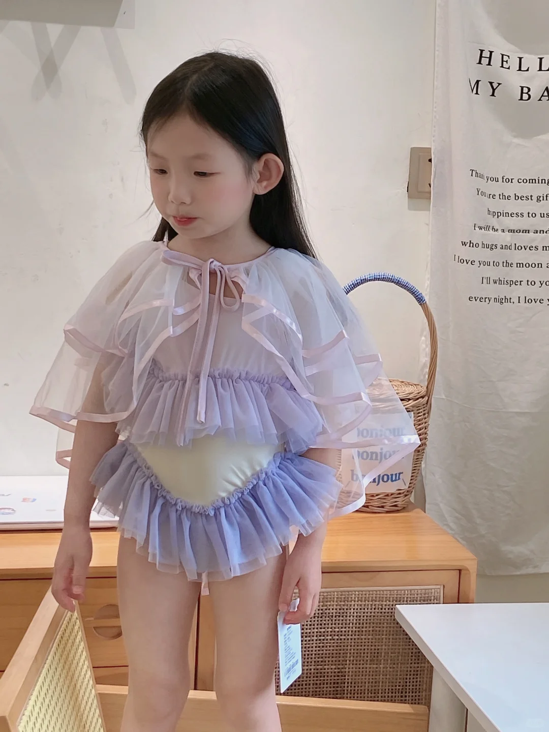 啊啊啊！女儿的泳衣太好看了吧！👧