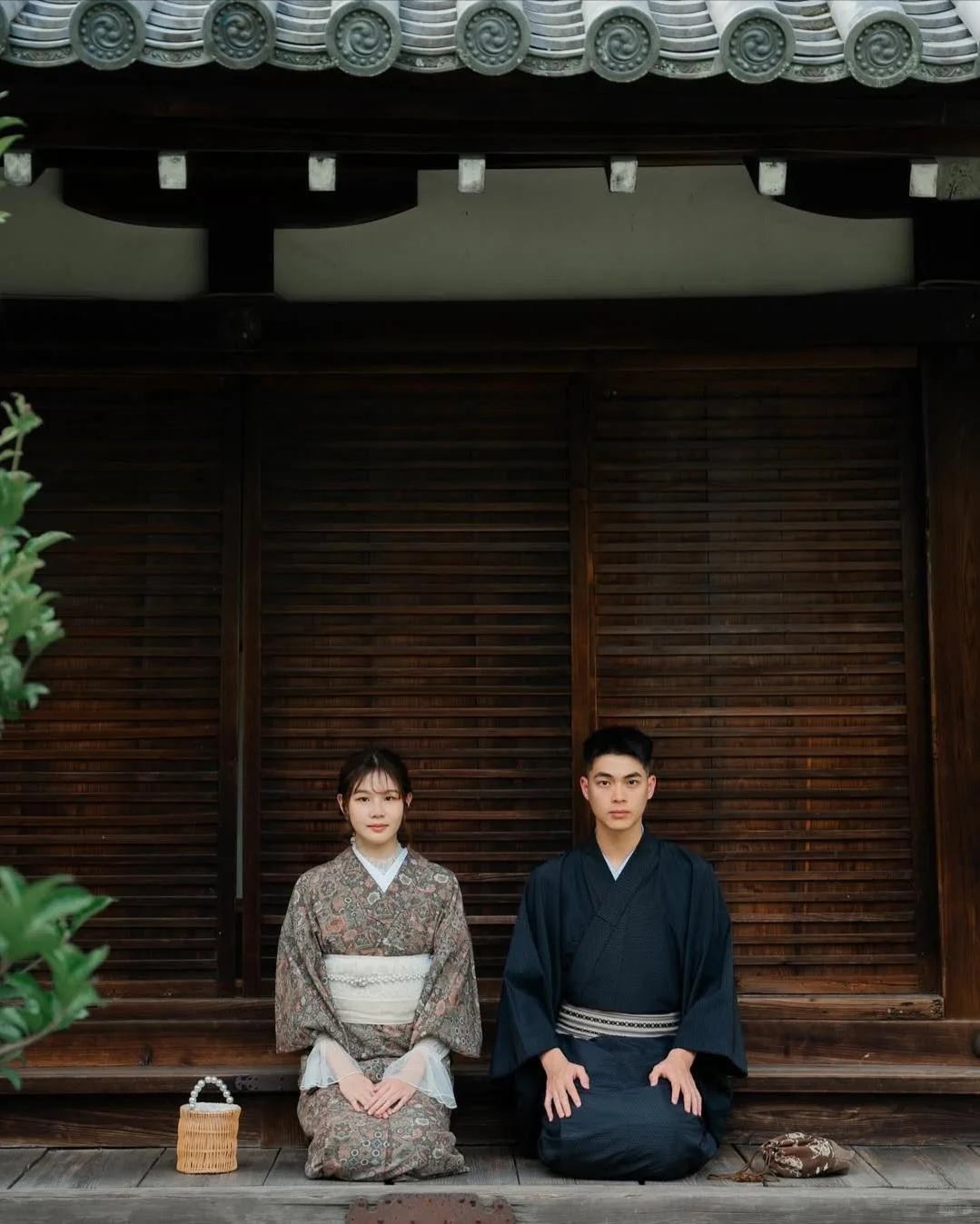 📸 京都复古庭院打卡｜蕾丝小纹和服太惊艳了