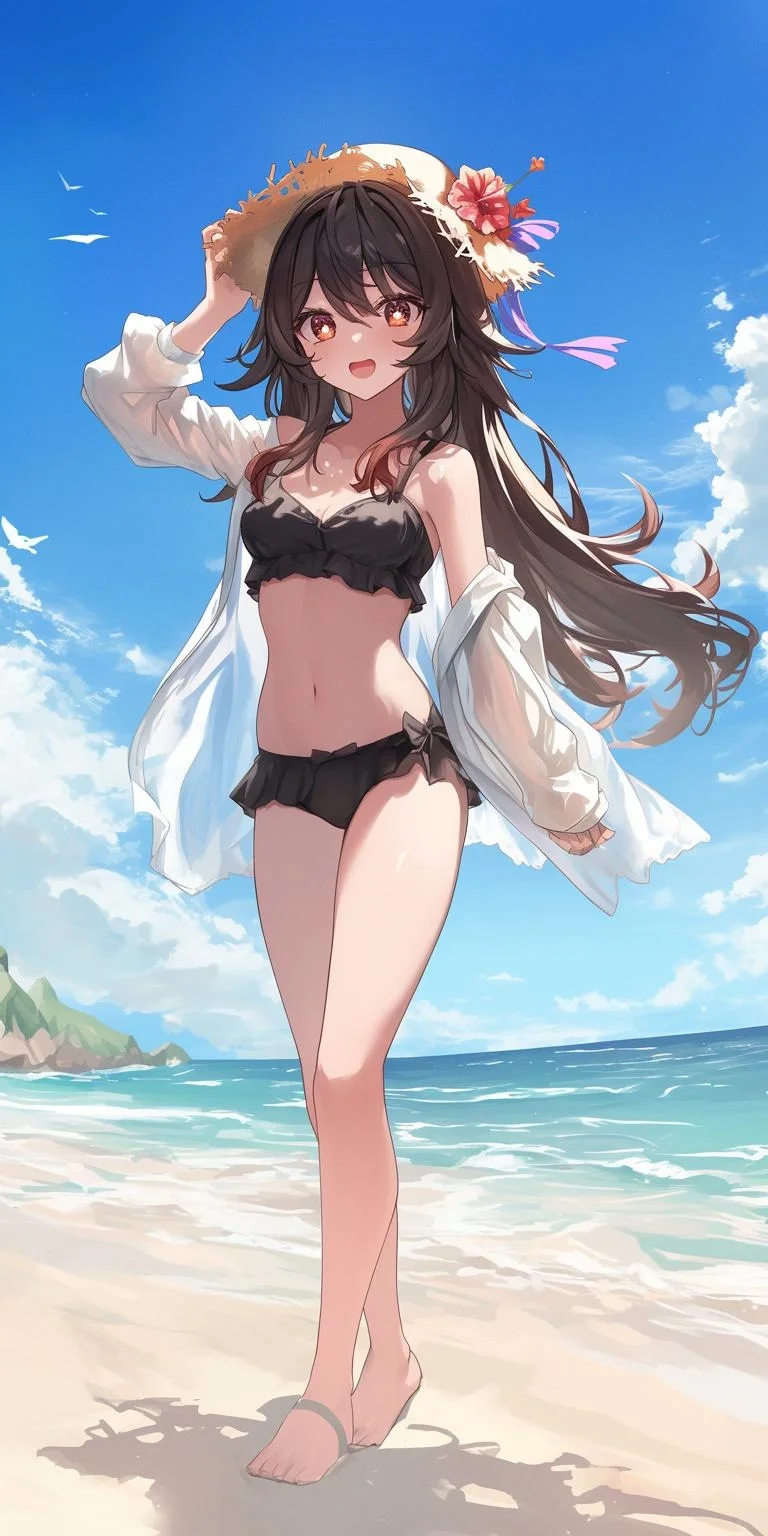 胡桃泳装真是美到没边儿了😍附咒语