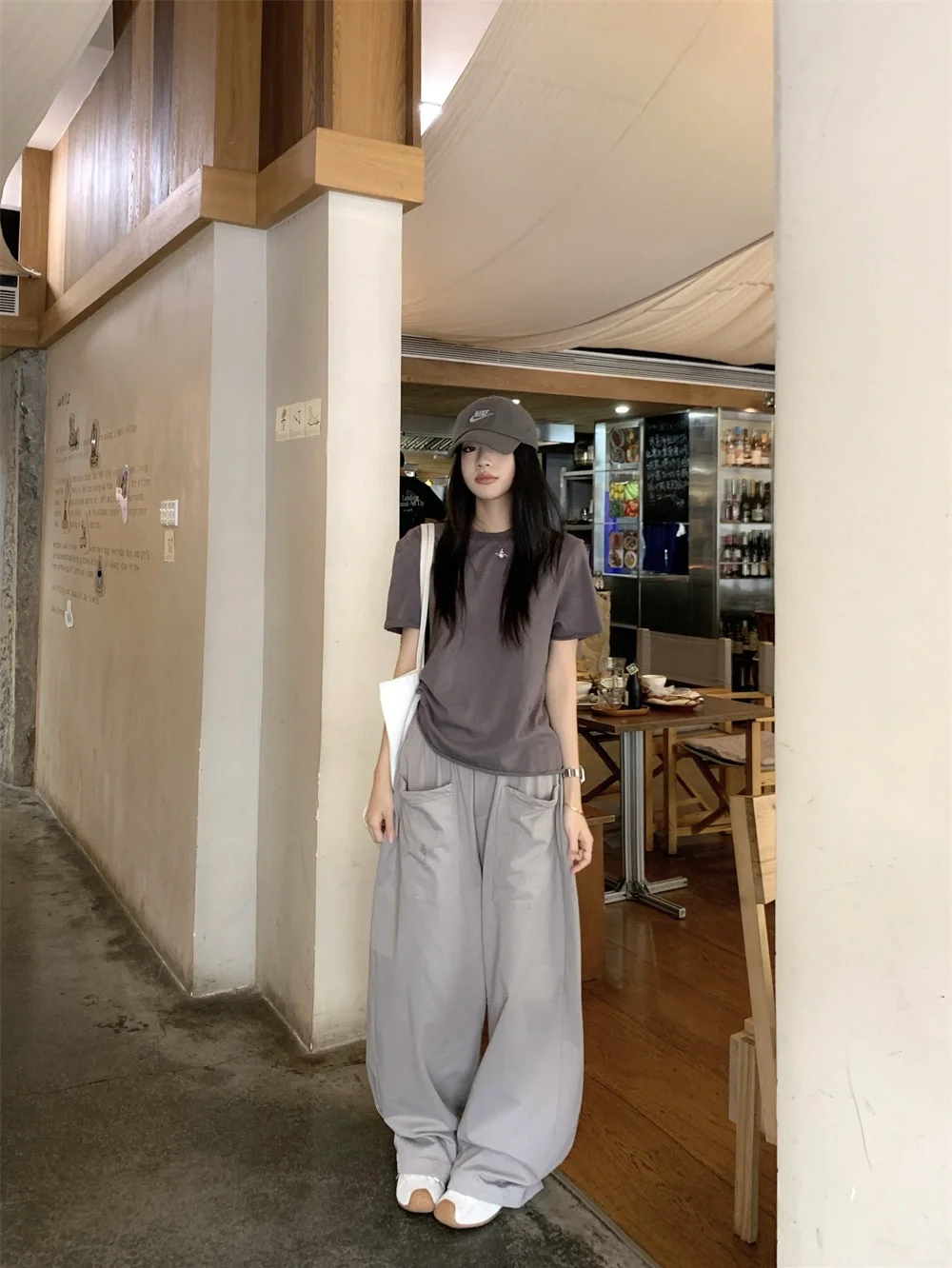 夏日清爽 慵懒纯色套装
