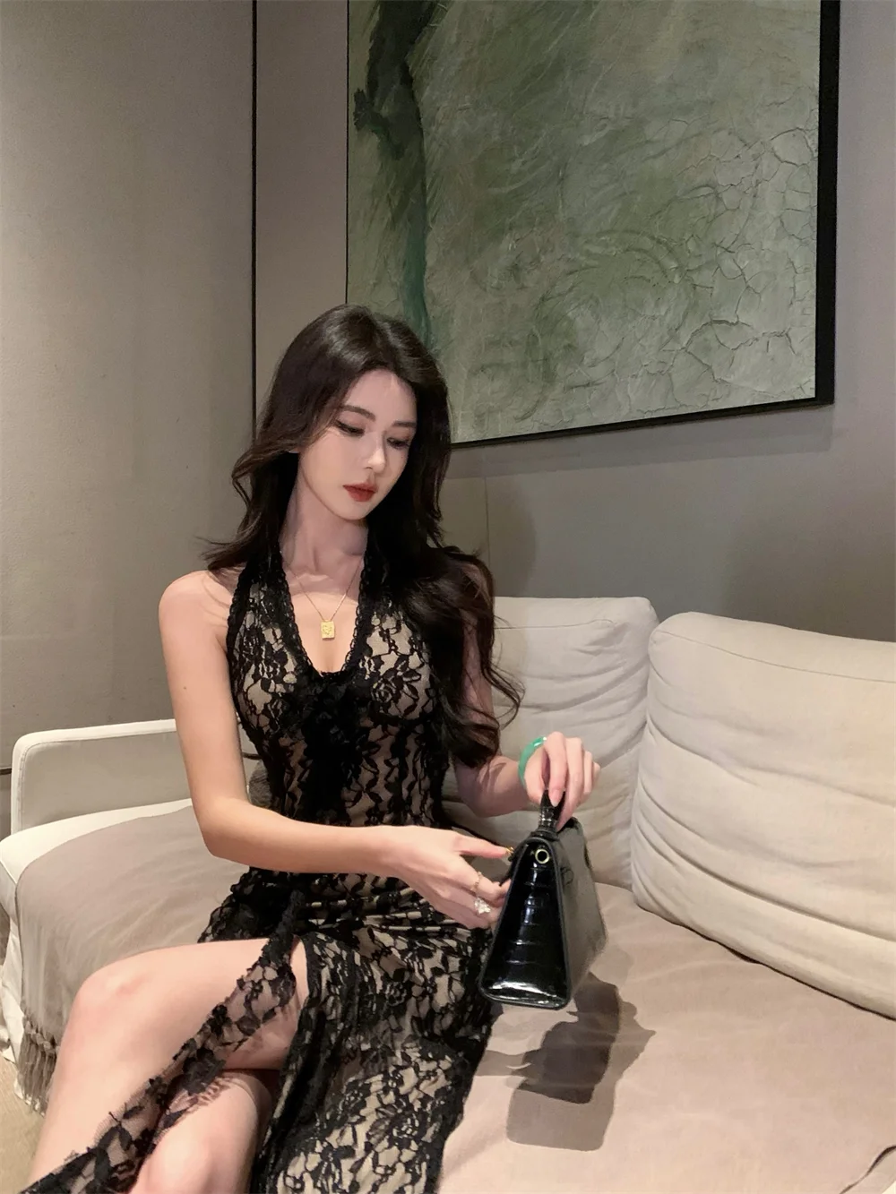 🖤黑色的王炸魅力蕾丝裙/撩人于无形