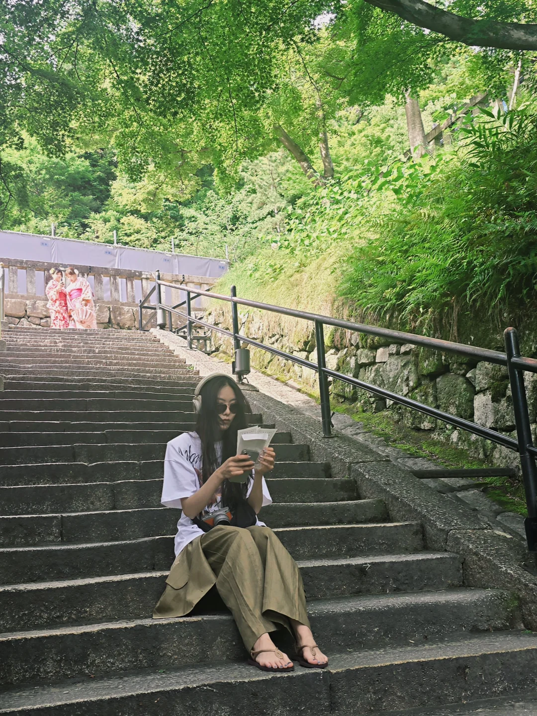 穆斯林美女穿和服