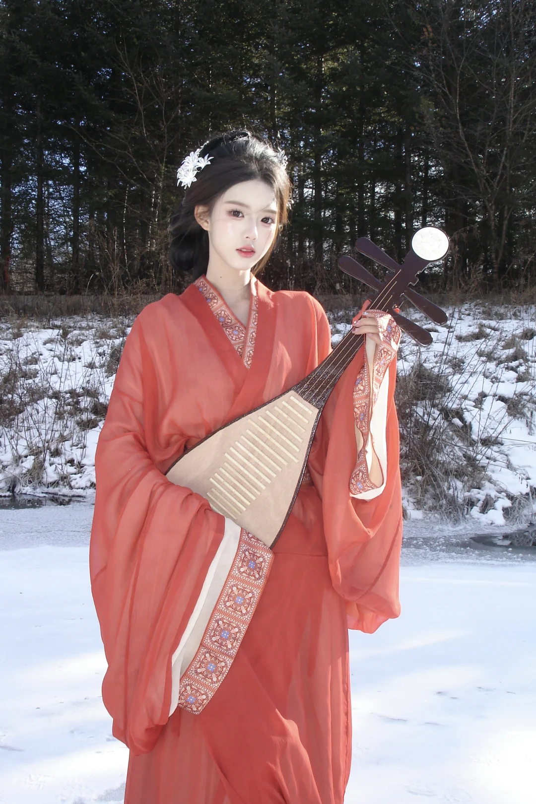 外面的雪也没有先生的心冷