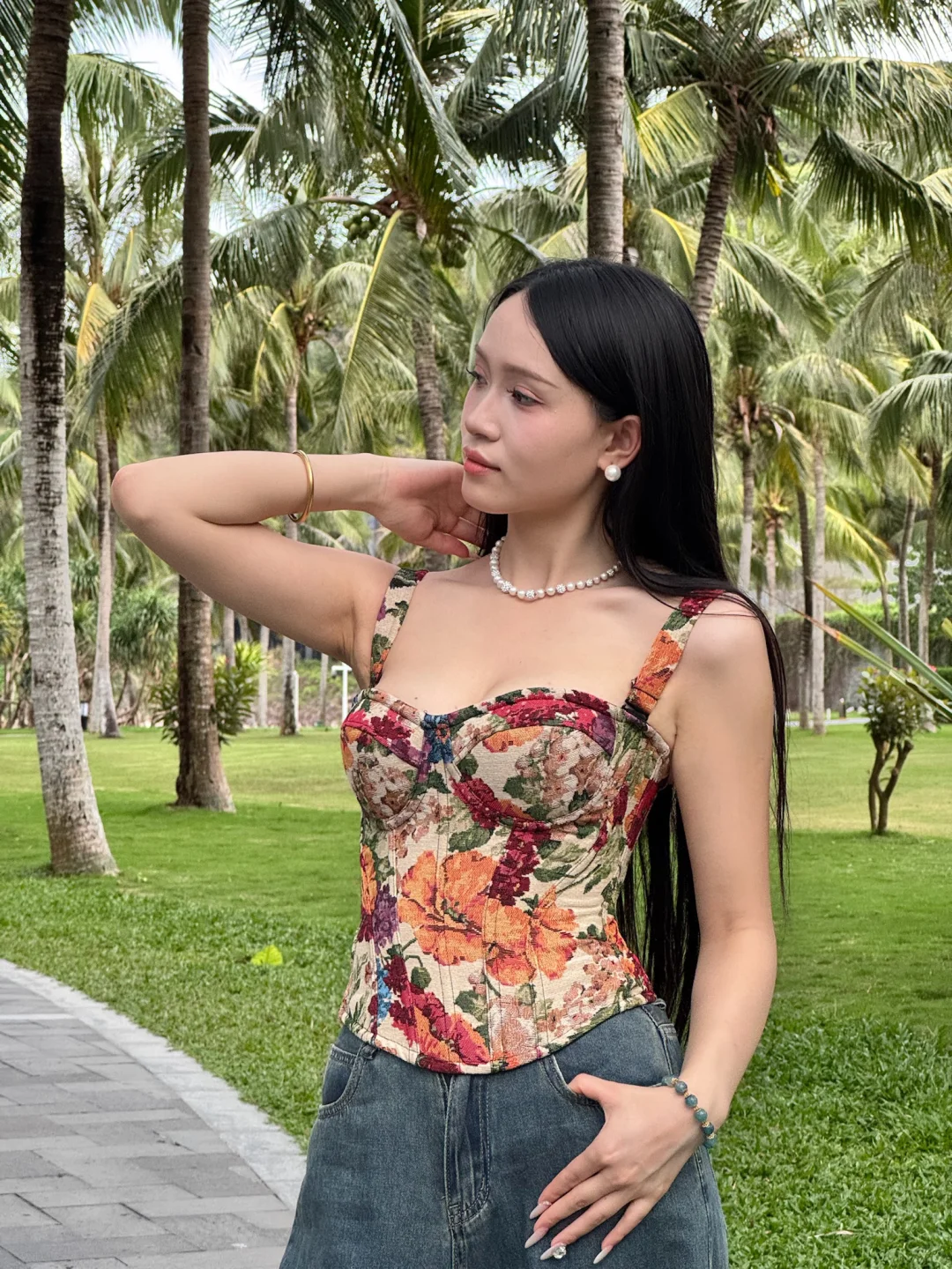 我家法式提花的鱼骨，真真真能收肚子！收腰！