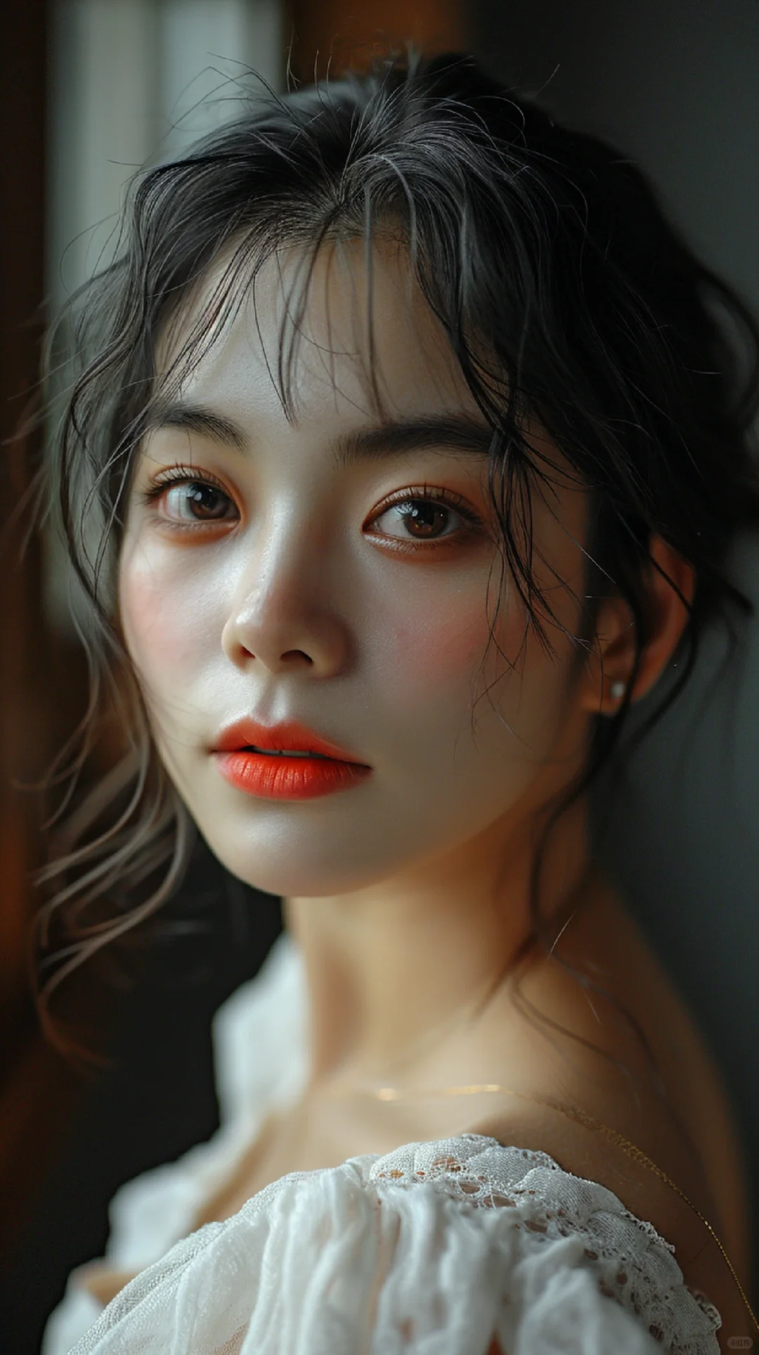 Ai美女来了，这皮肤纹理真是绝了，好逼真！