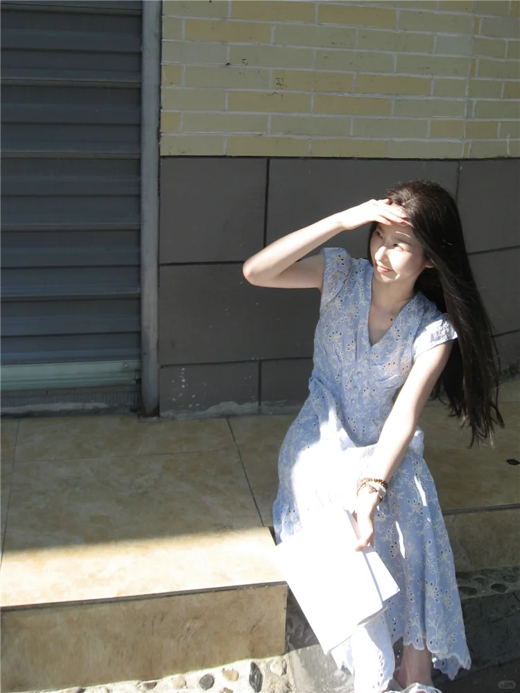 这条法式桔梗裙太绝了！夏日温柔风💖明媚