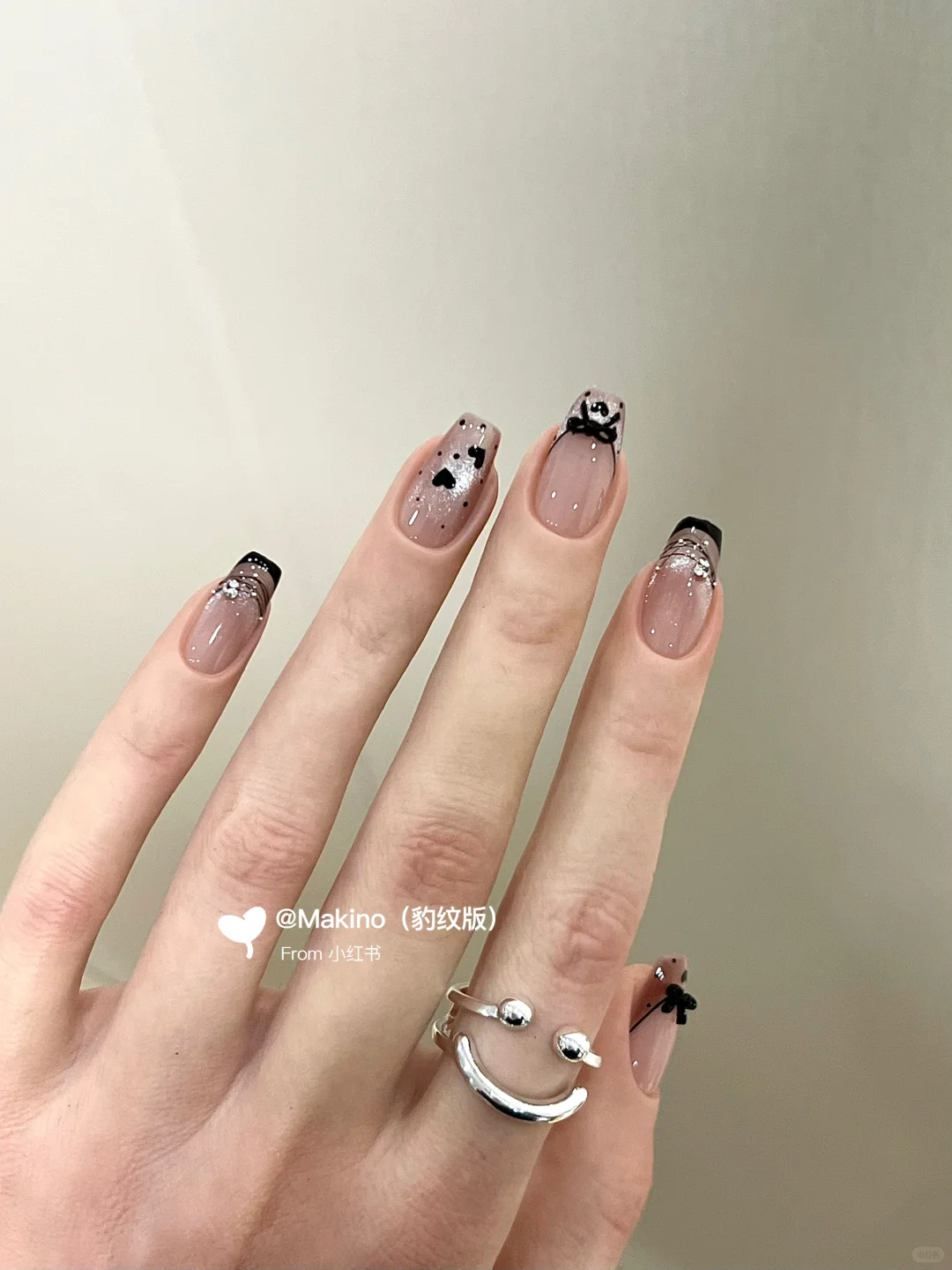 Nail🫧纯欲千金感裸色猫眼法式好温柔🎀