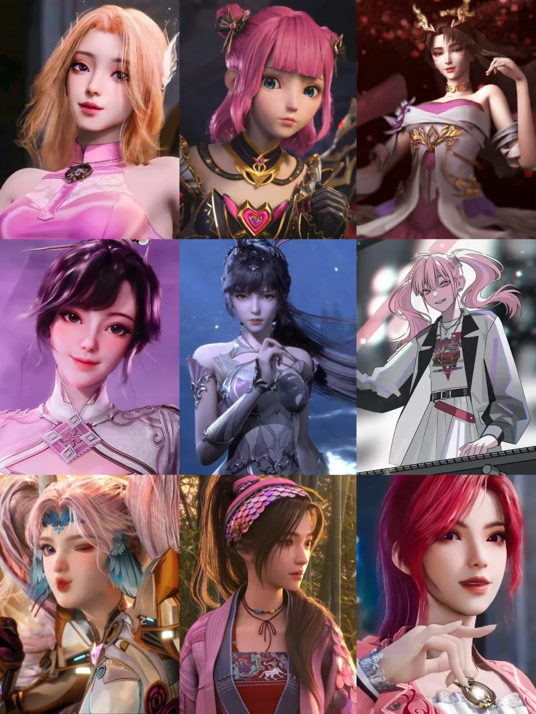 粉色系动漫美女，谁是你的挚爱？