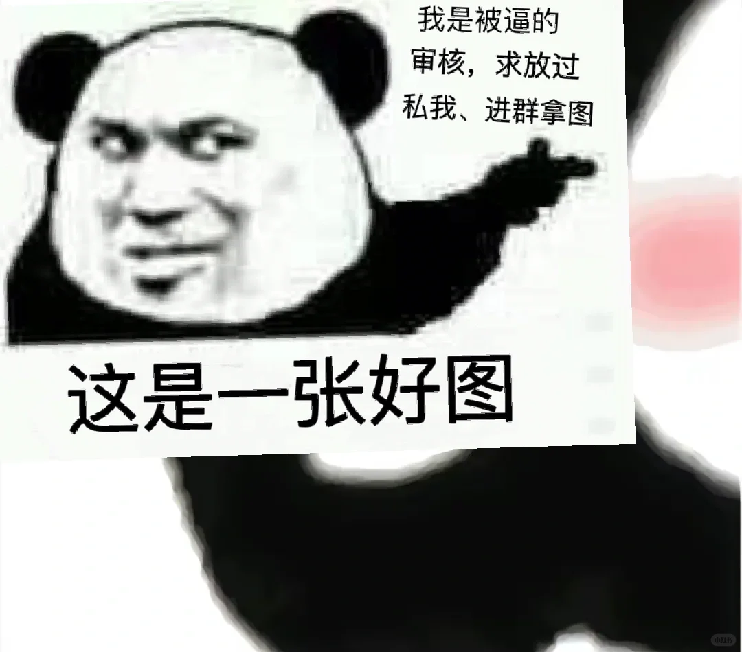 熊猫头表情包43 小小的