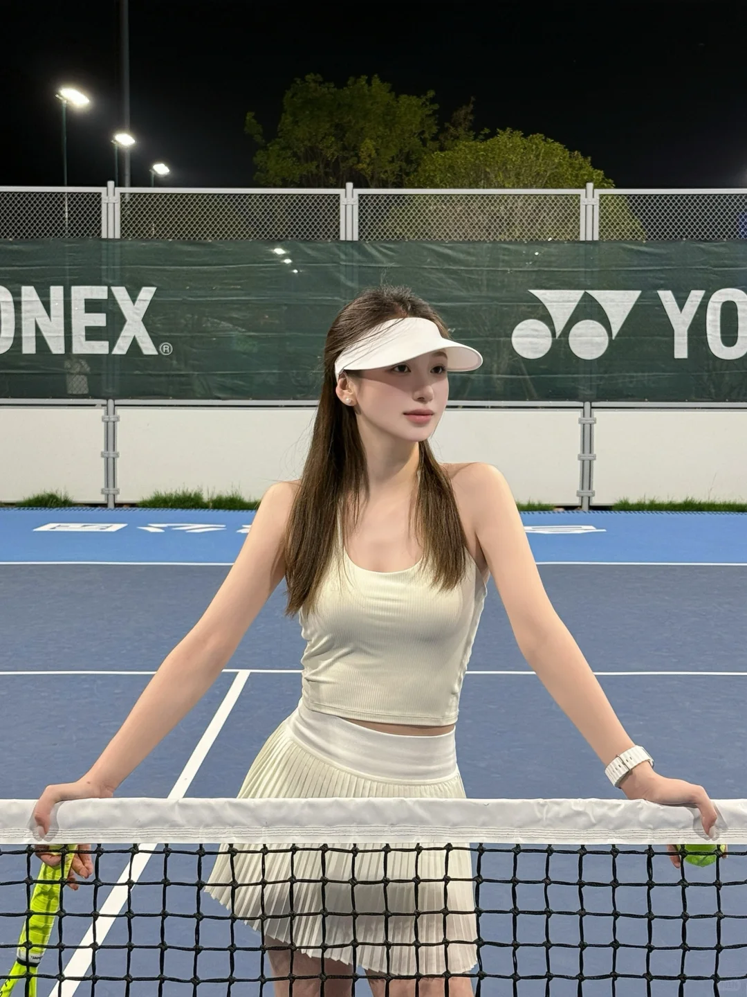 球🎾打的一般 但穿搭要美