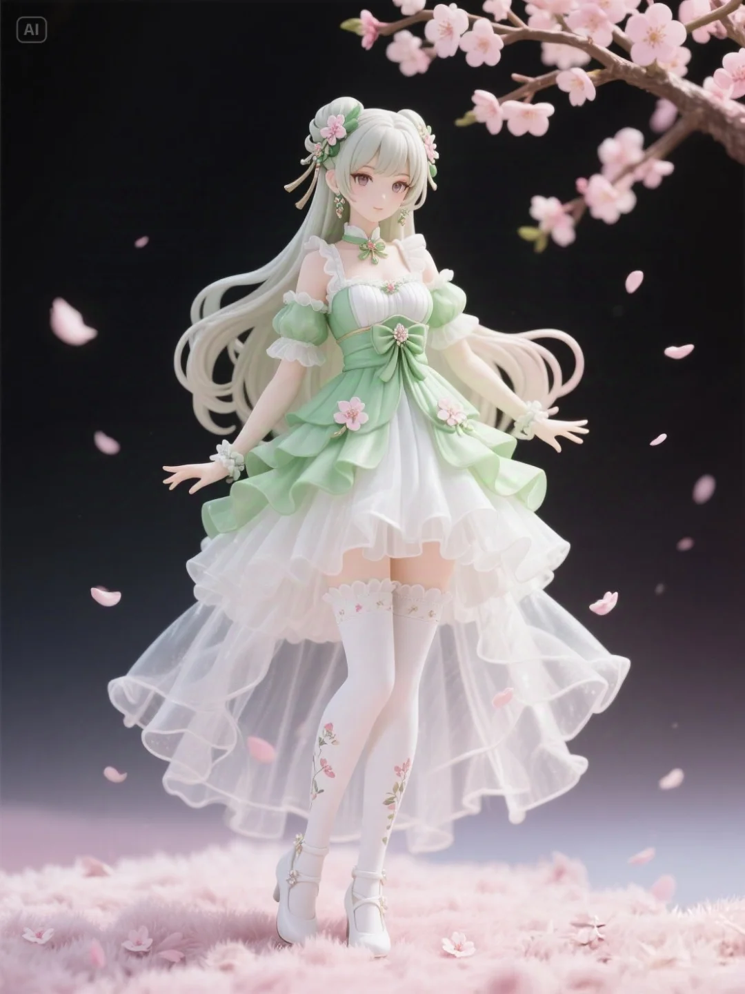 美到窒息的樱花🌸女孩！！