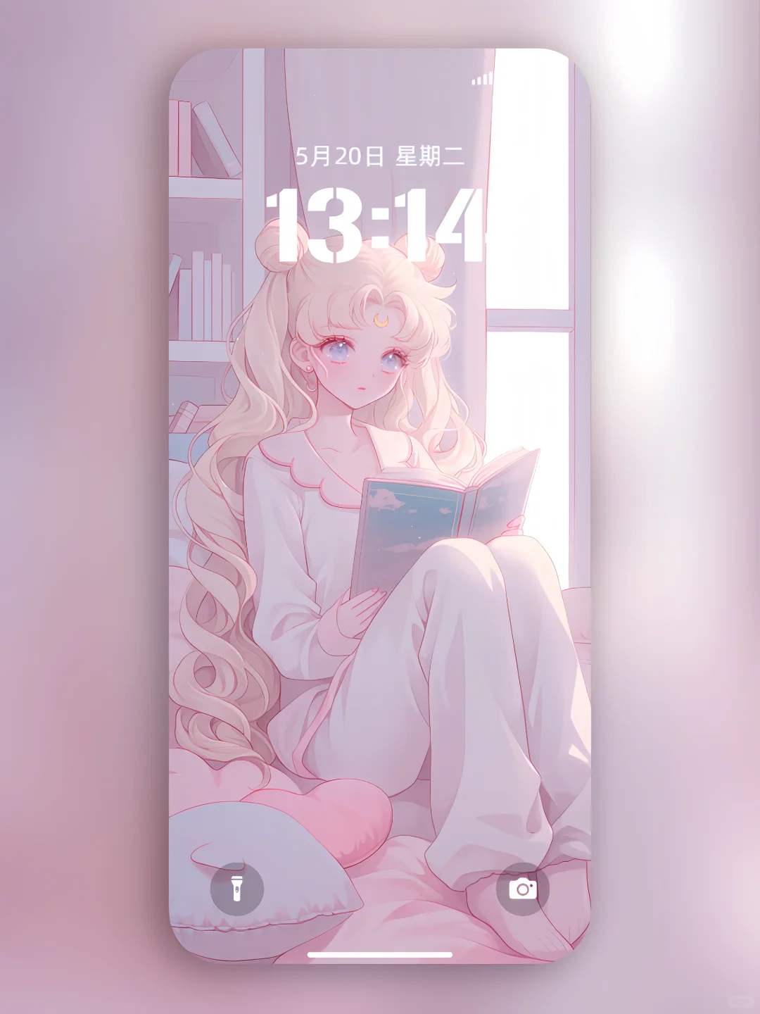 手机壁纸｜美少女的宅家日记