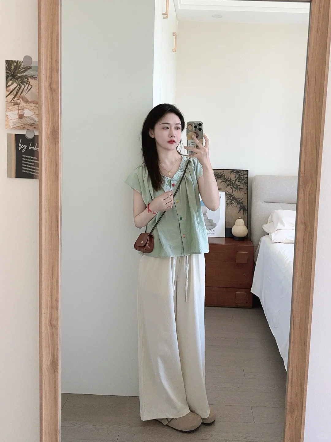 穿搭记录📝薄荷味的夏天🍃舒服又清新的