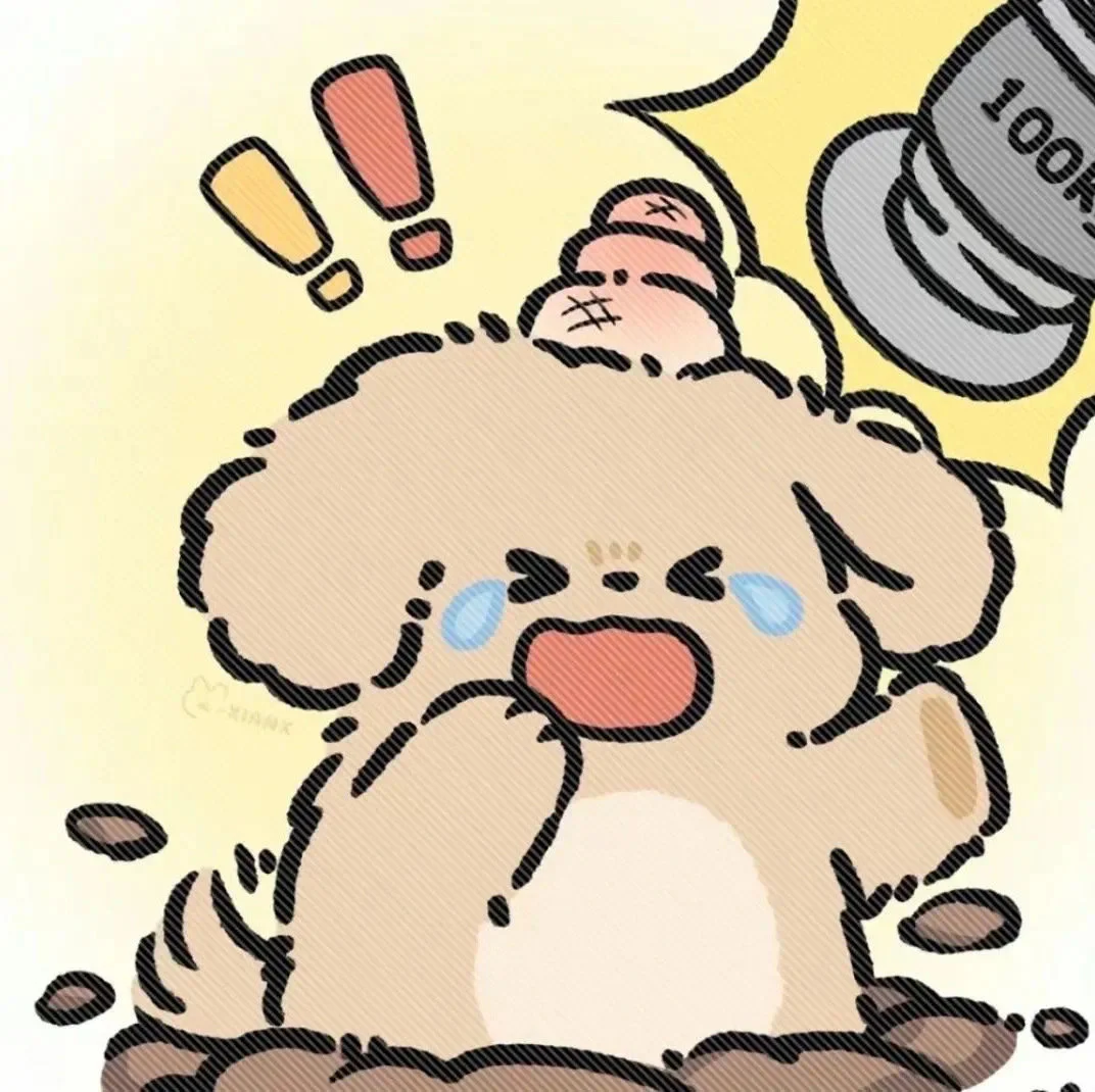 🎈可爱的线条小狗情侣头像