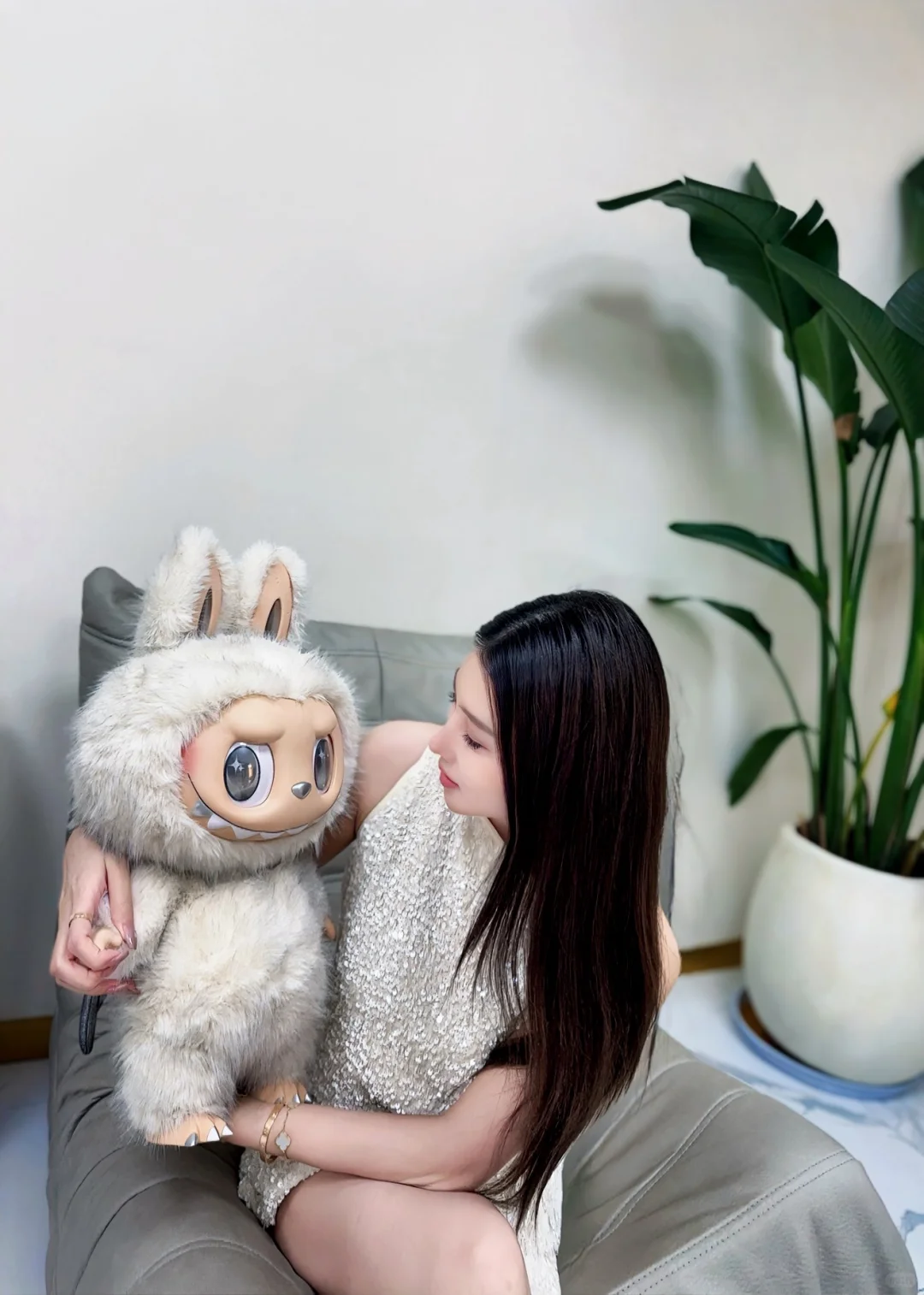 姐妹合拍的一瞬间😍