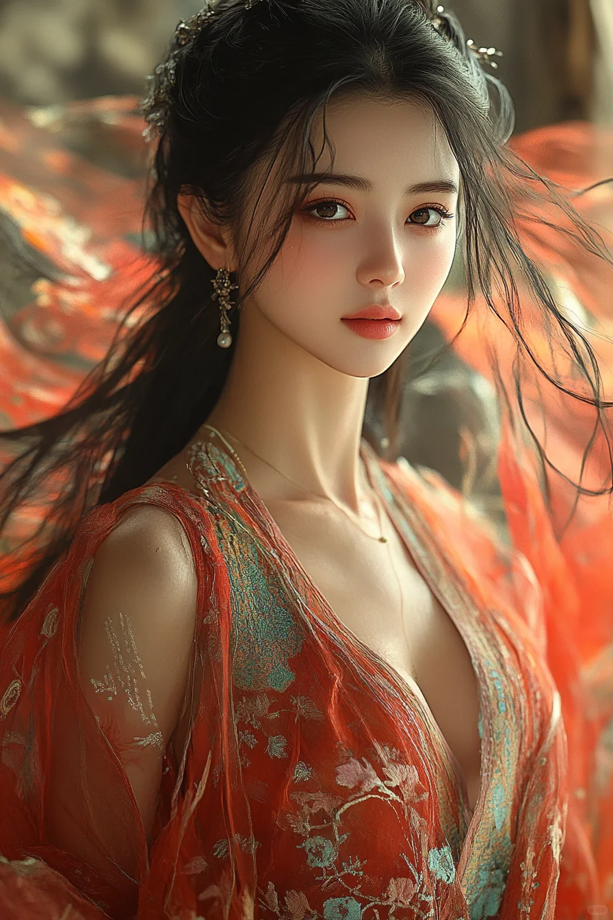 每日一练丨红衣少女