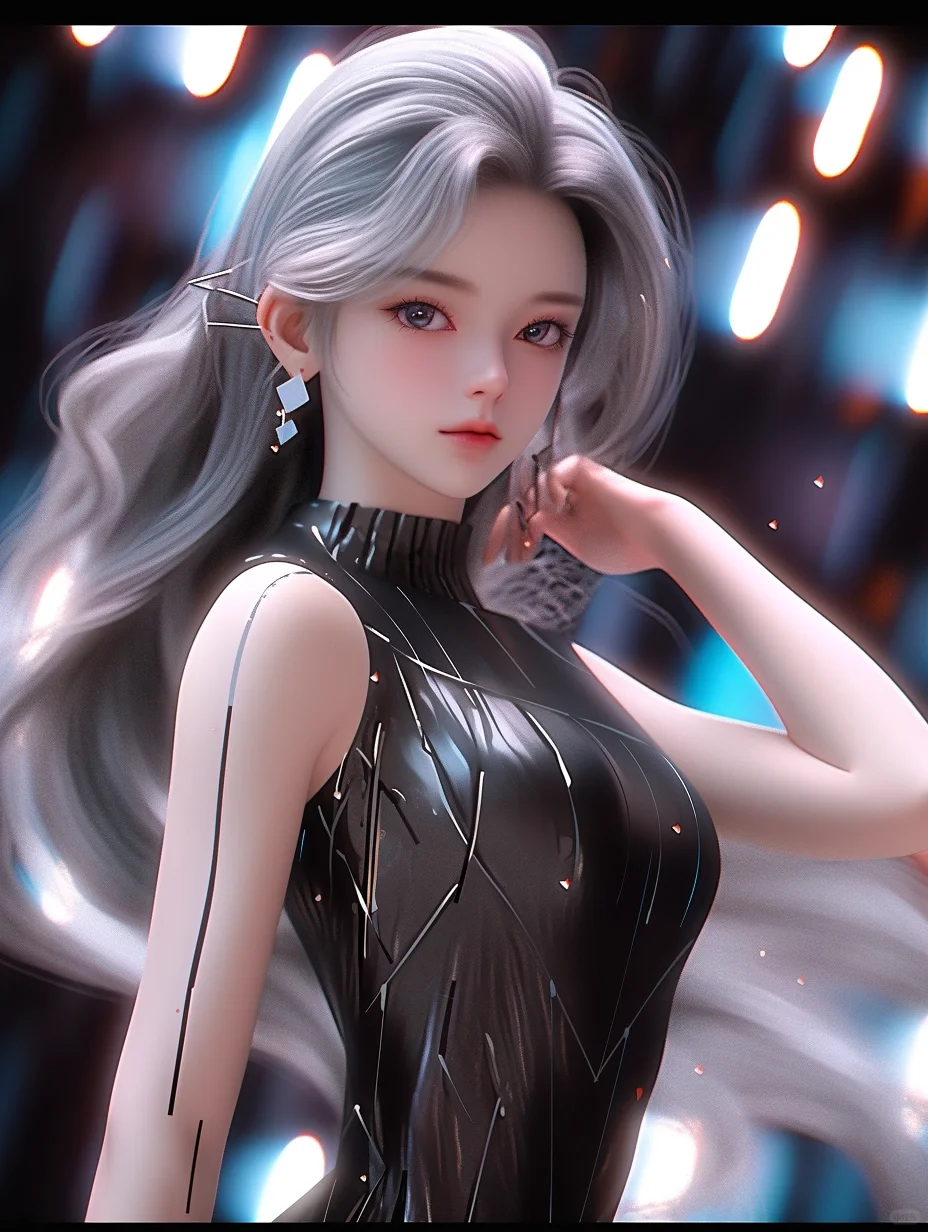 黑色系美女帅哥
