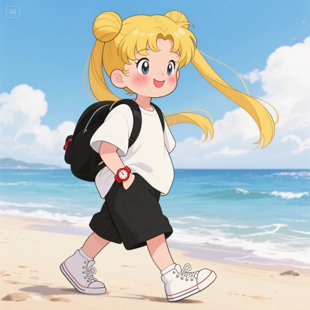 🏖今天有被海边美少女治愈到