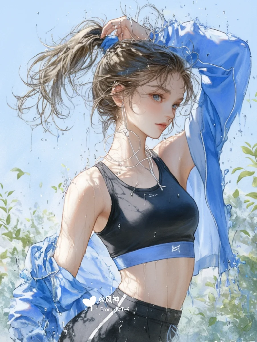 运动女孩 LOOK 元气满满