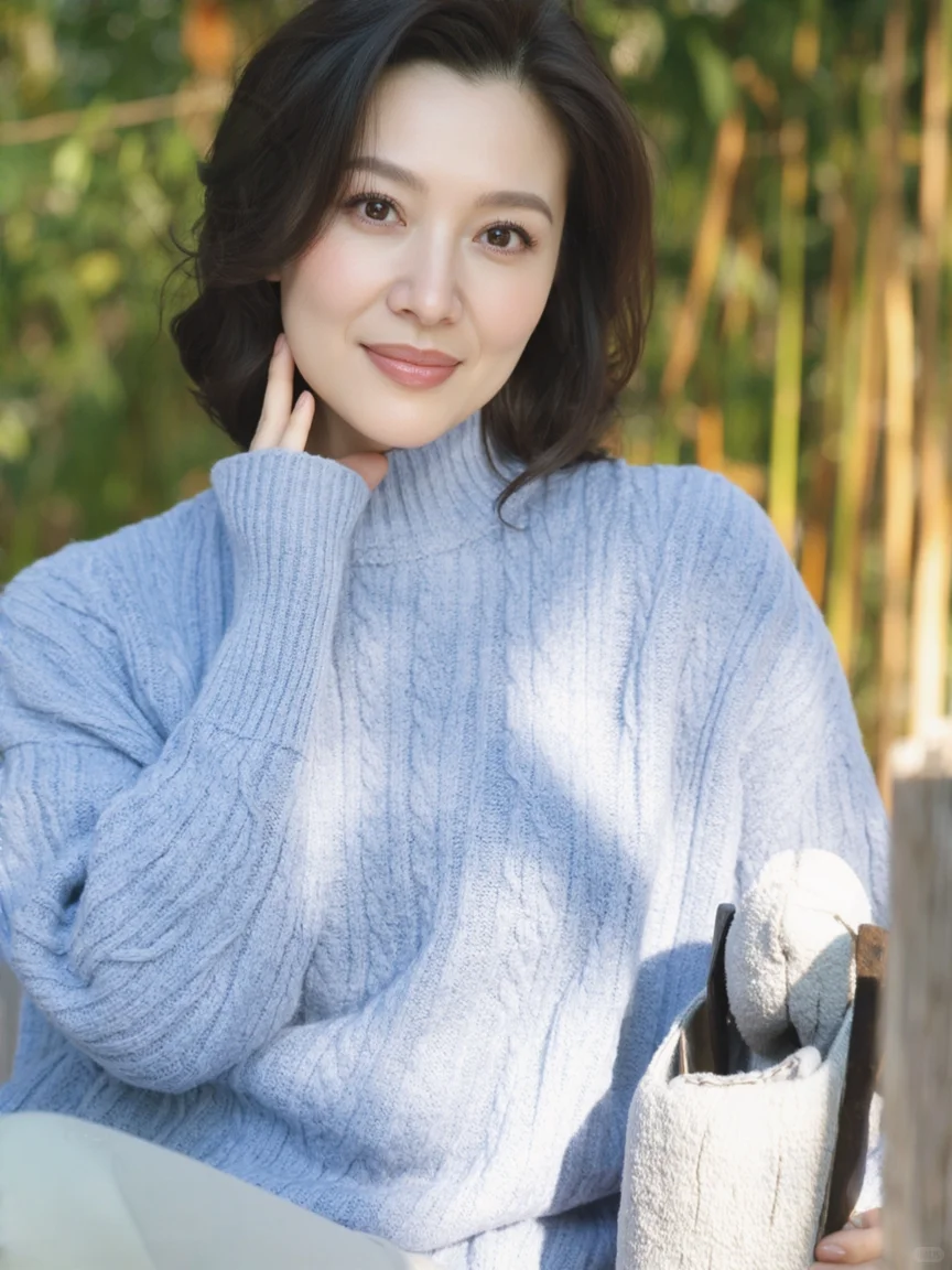 55岁老阿姨，气质还是拿捏了～