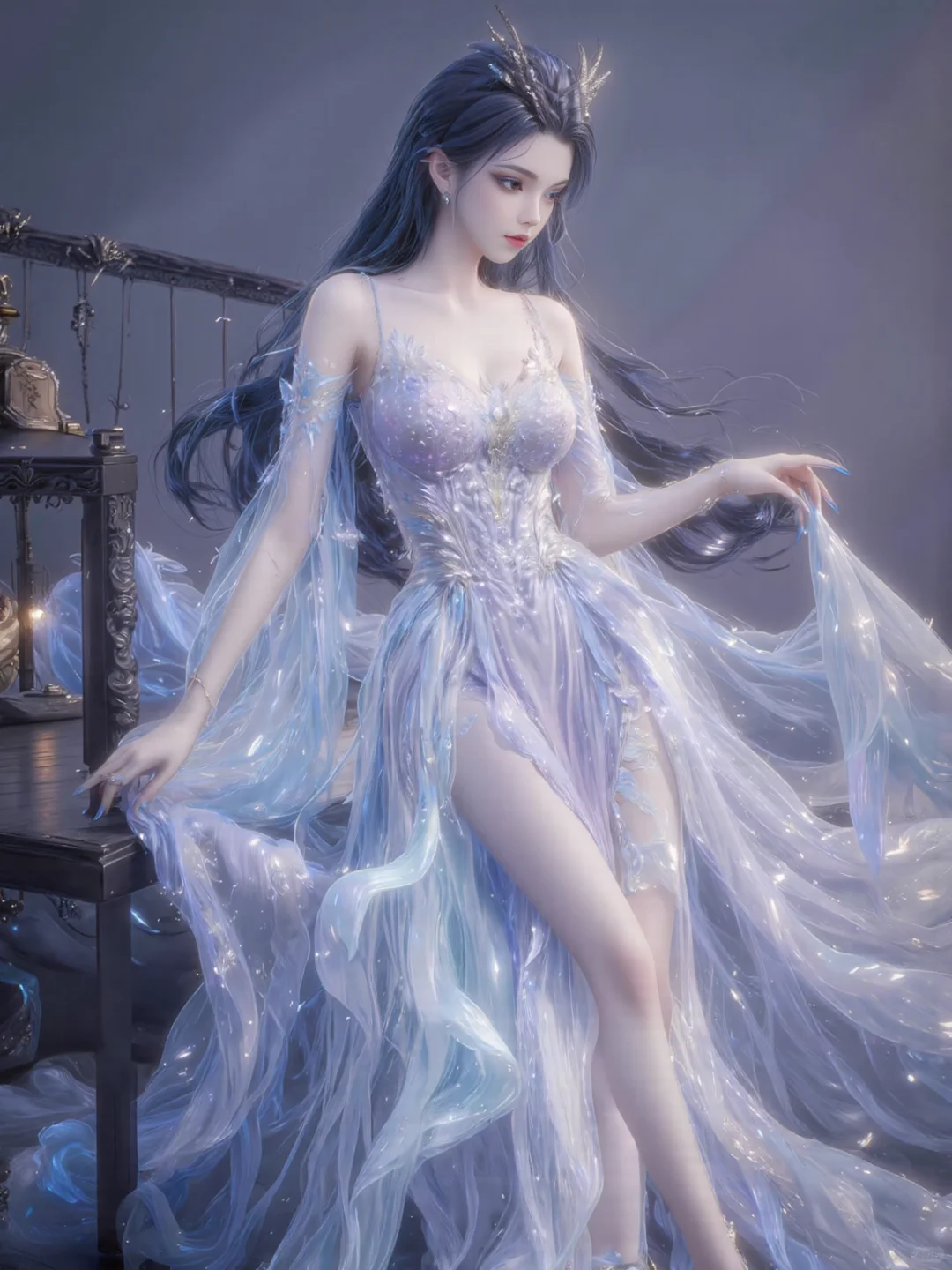 哪吒2 敖闰 唯美浪漫风
