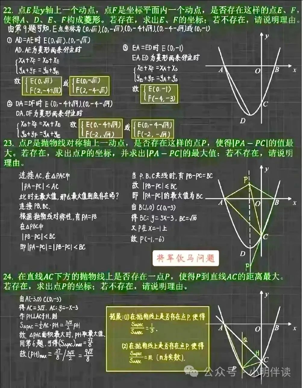 中考专题复习二次函数动点问题 第26张