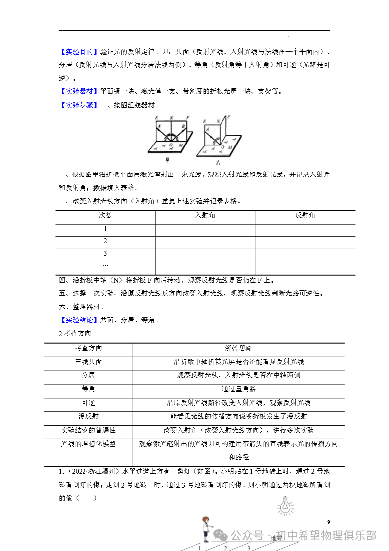 中考物理专题05 光现象 第9张