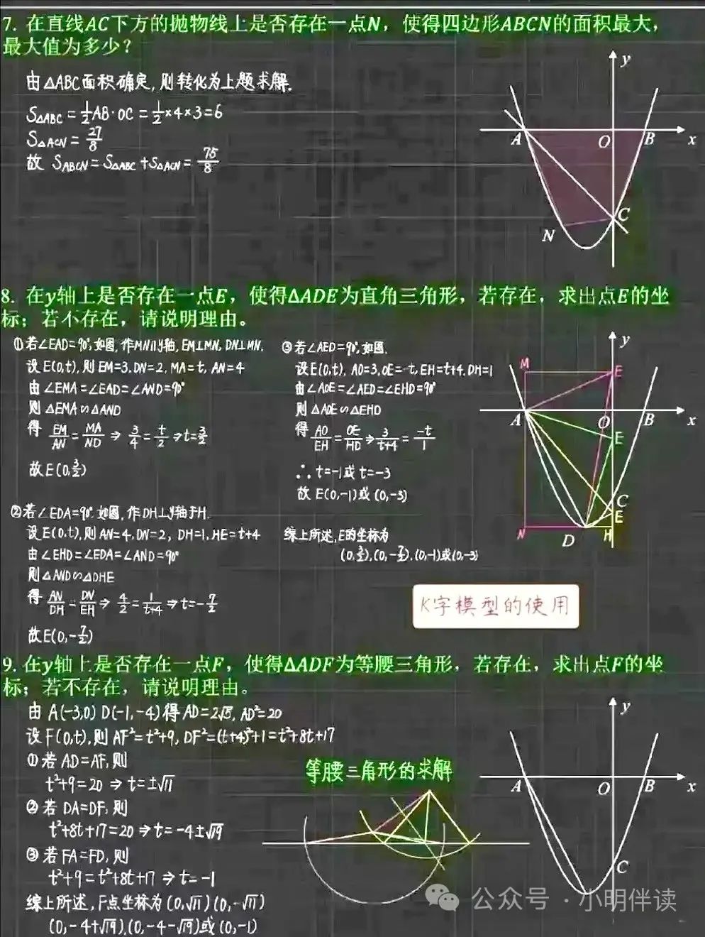 中考专题复习二次函数动点问题 第21张