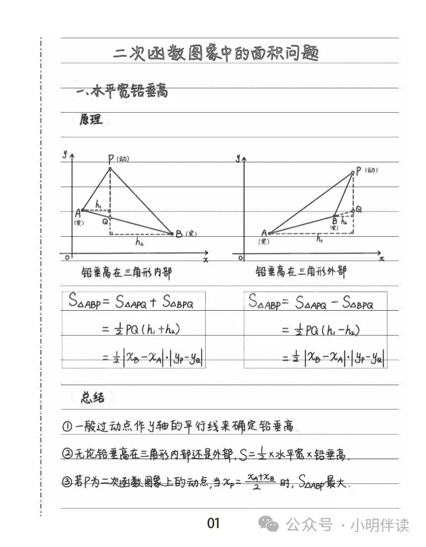 中考专题复习二次函数动点问题 第8张