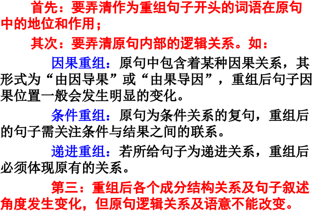 高考语文考点:整句与散句、长句与短句、常式句与变式句 第18张