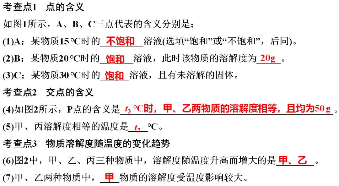 中考化学《溶解度》题型专项训练 第10张