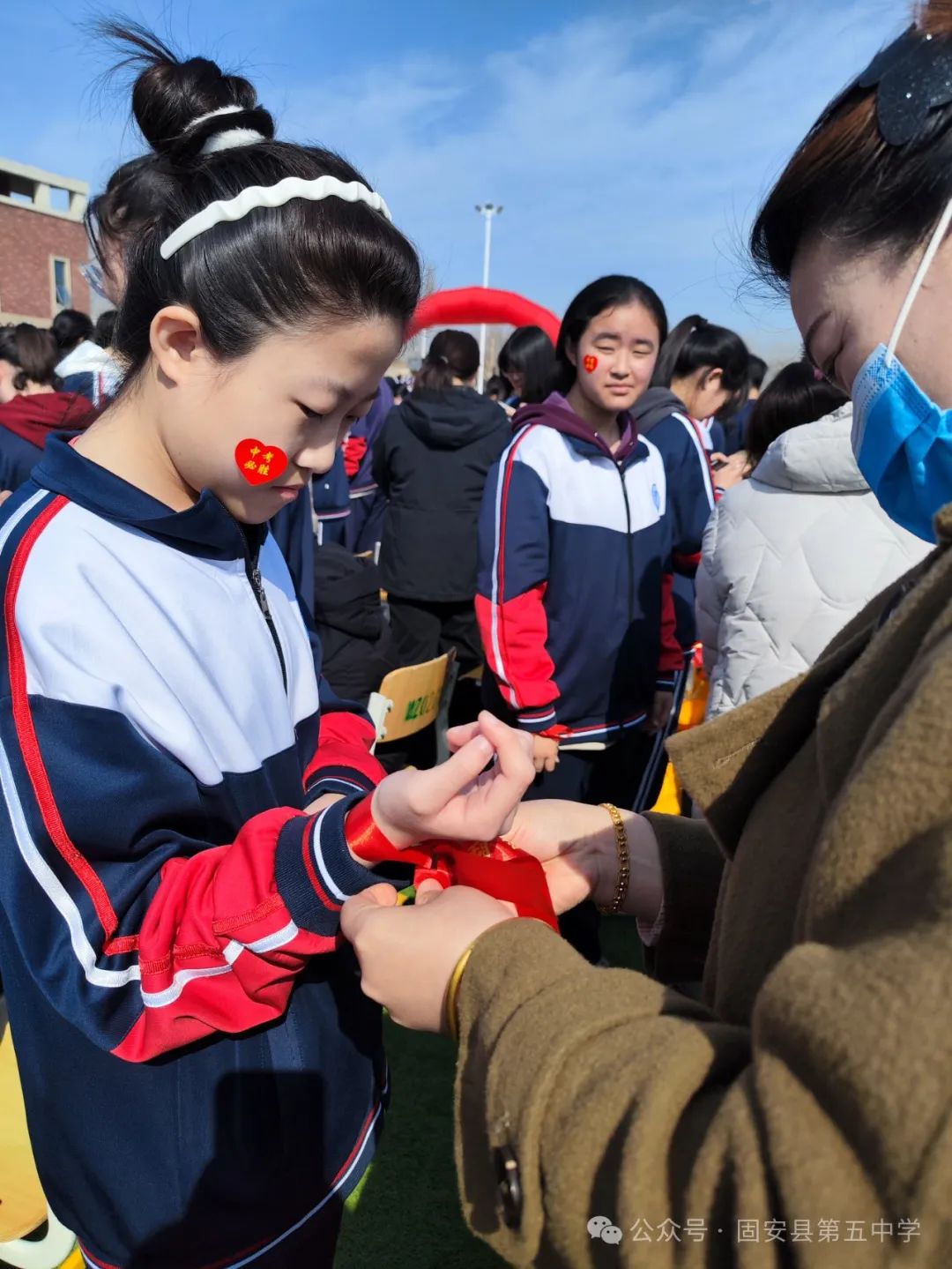 龙年中考燃激情  冲刺中考创辉煌——固安县第五中学九年级百日誓师大会 第54张