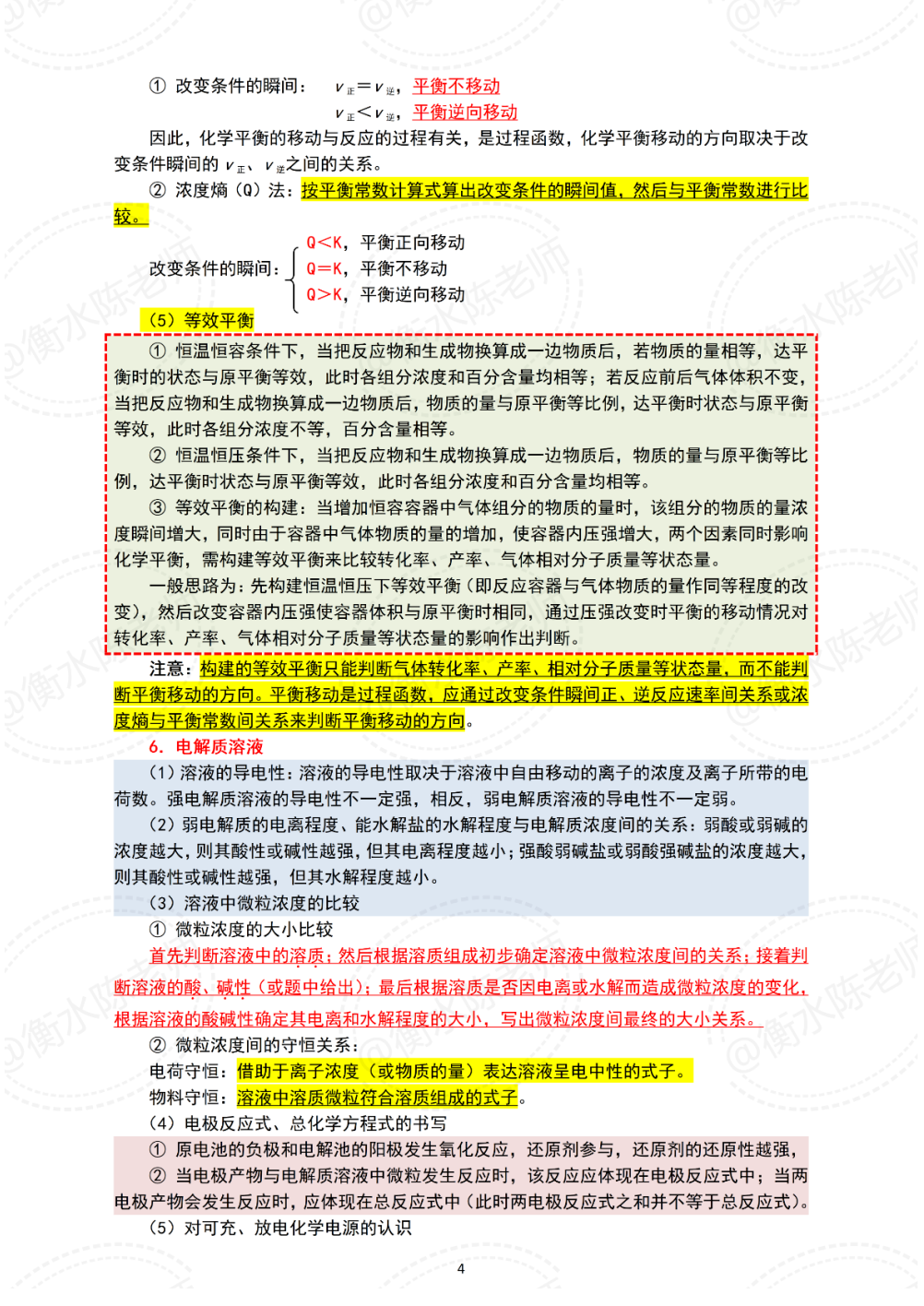 衡水中学2024高考化学核心要点复习讲义(PDF下载) 第6张