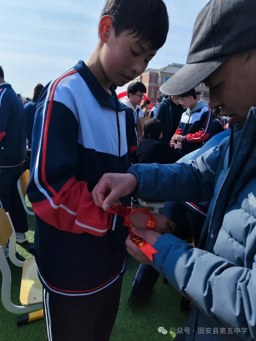 龙年中考燃激情  冲刺中考创辉煌——固安县第五中学九年级百日誓师大会 第58张