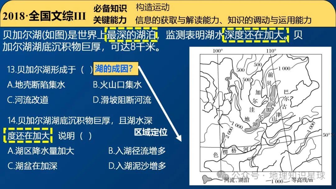 2024届高考地理真题深研3——内力作用与地貌课件 第16张