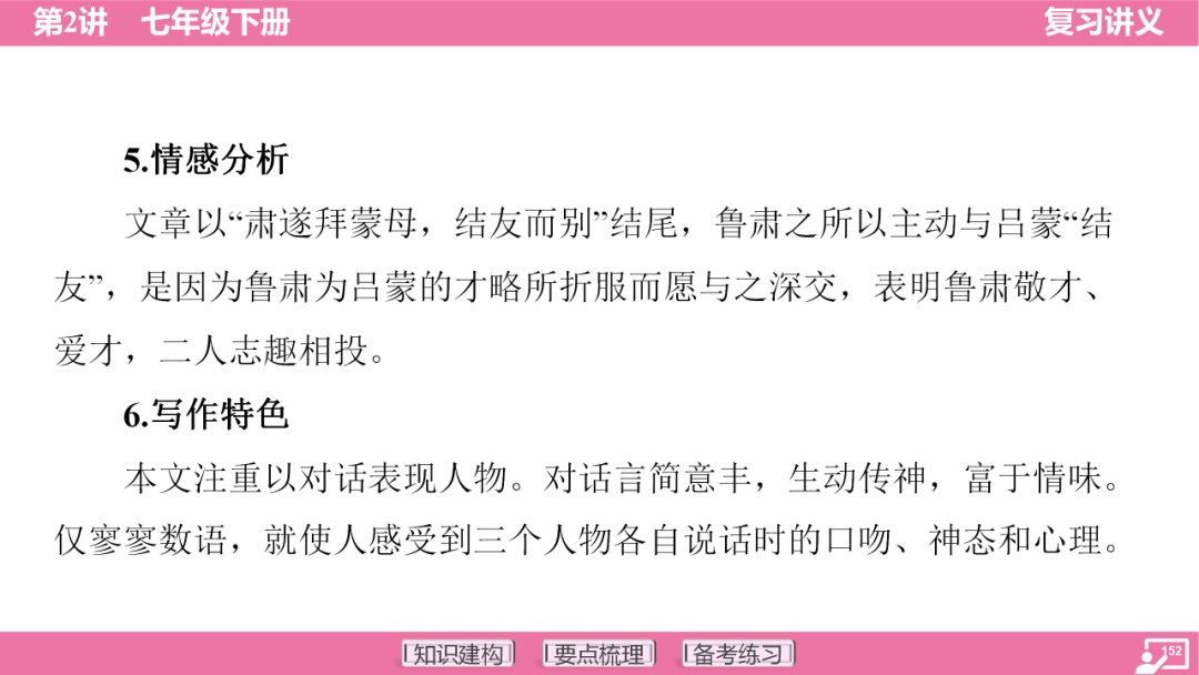 2024年中考语文复习:七年级下册知识要点梳理ppt 第153张