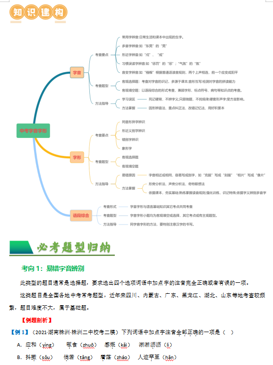 2024年中考语文第一轮复习(PPT课件+配套讲义+配套练习),全面巩固提升,收藏打印给孩子,考试轻松突破120分! 第13张