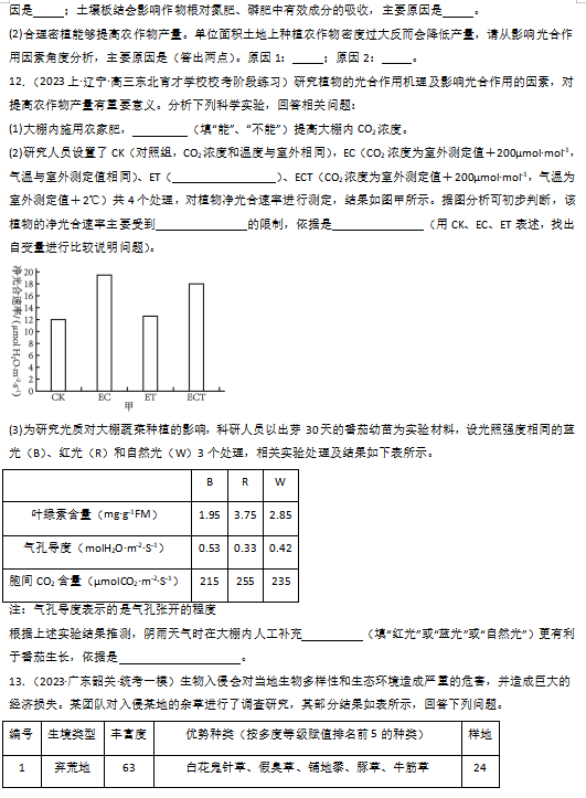 2024年高考生物【热点·重点·难点】专练,打印一份练熟了,孩子想不上90+都难!(新高考专用) 第10张